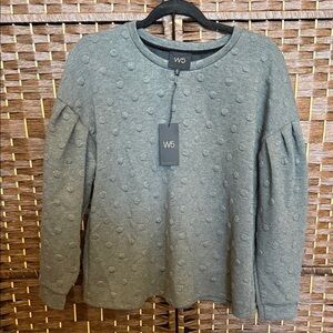 W5 Textured Gray Women's Sweatshirt